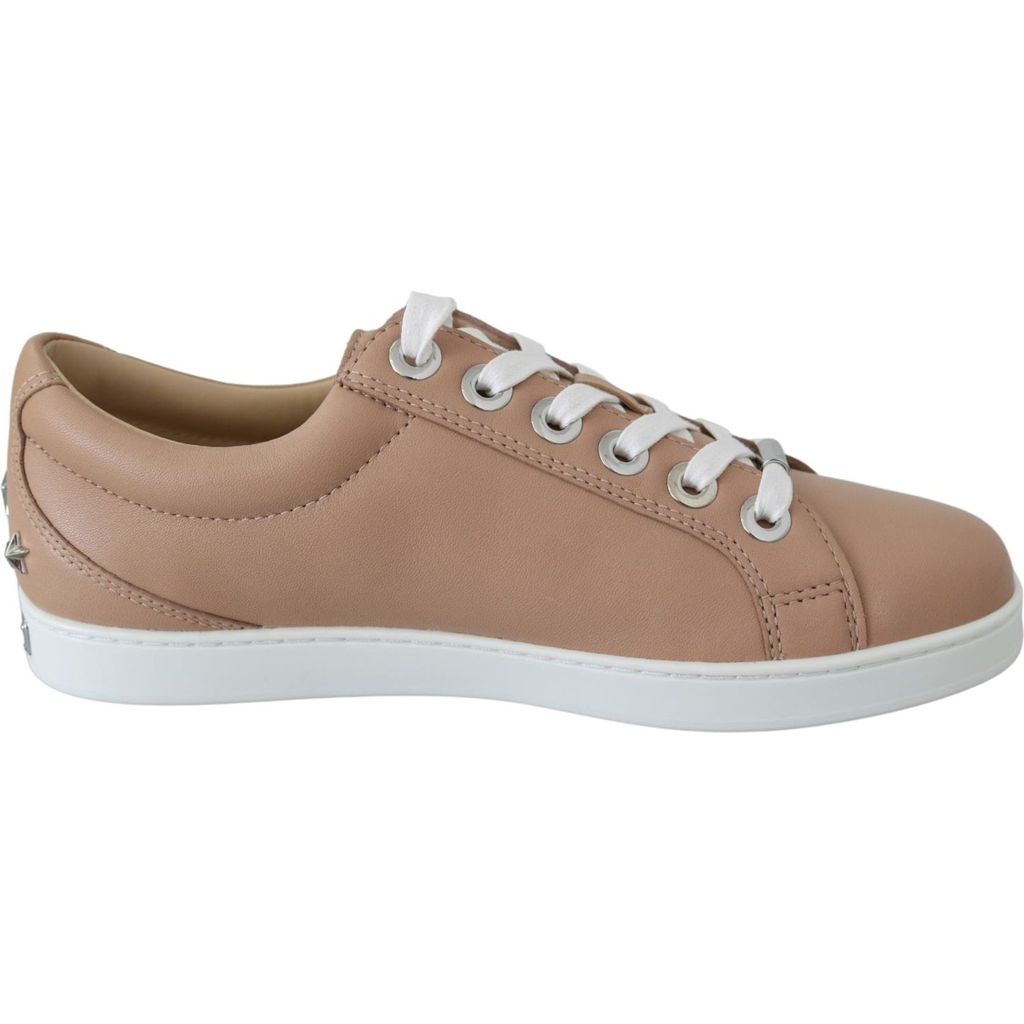 Powder Pink Nappa Leather Sneakers