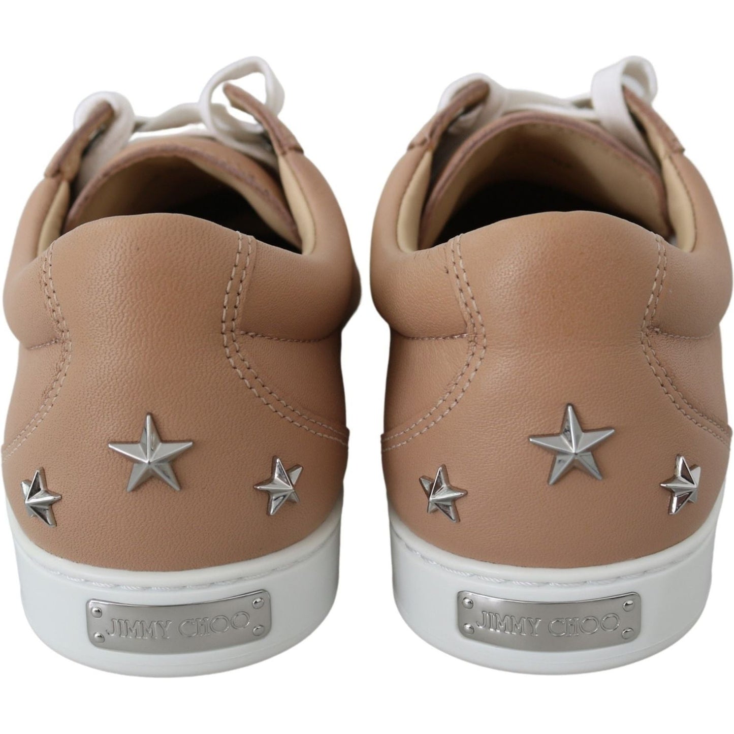 Powder Pink Nappa Leather Sneakers