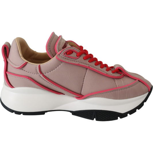 Ballet Pink Chic Padded Sneakers