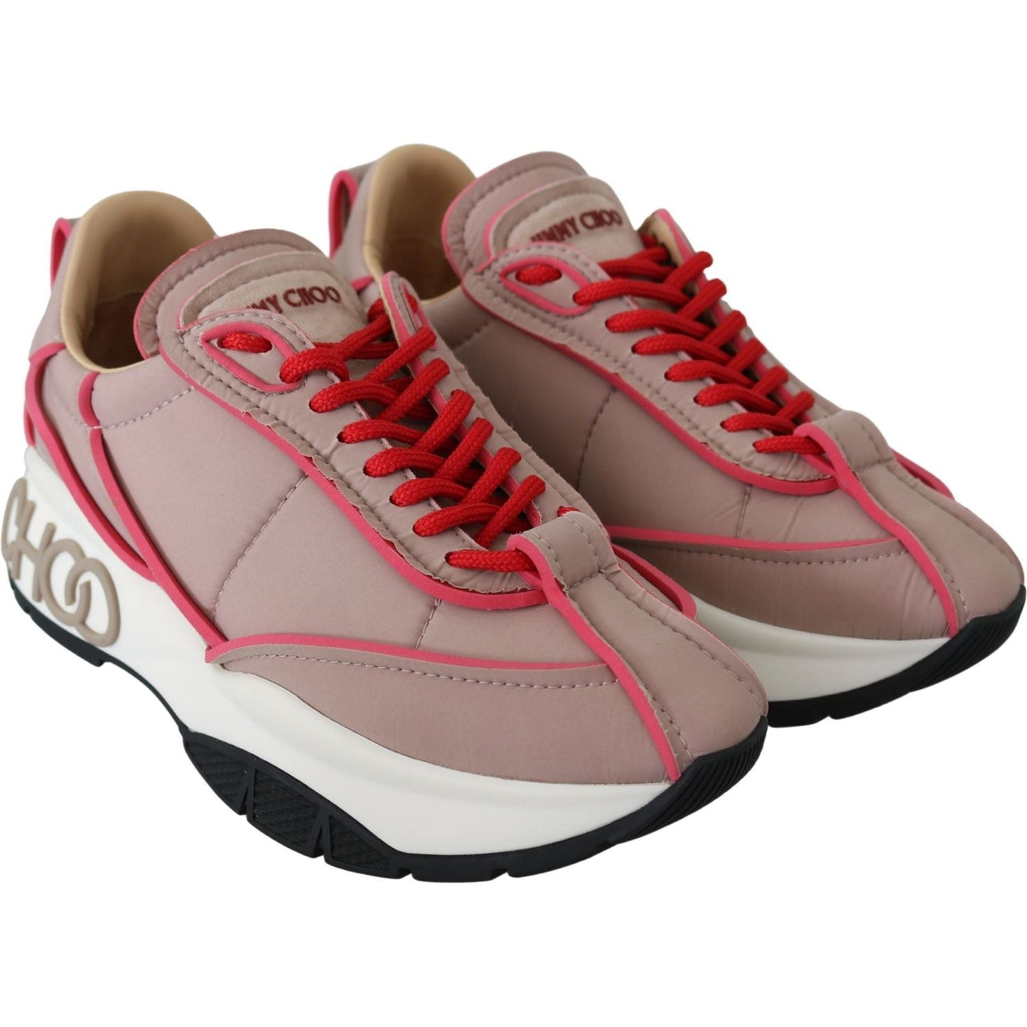 Ballet Pink Chic Padded Sneakers