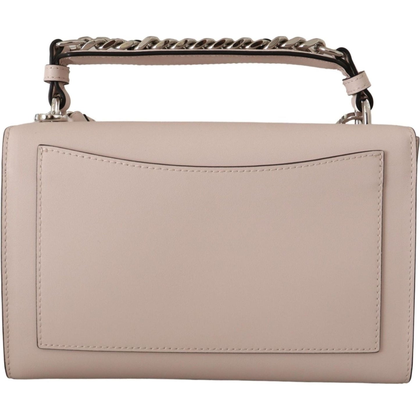 Mauve Elegance Leather Shoulder Bag