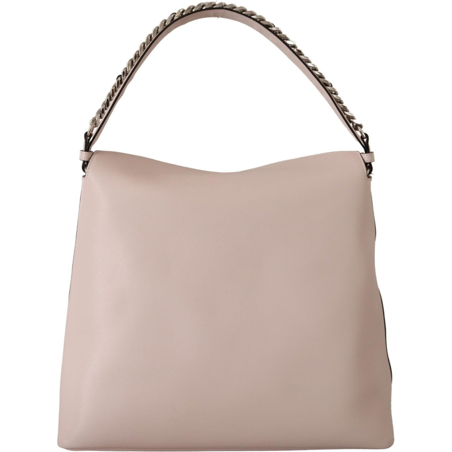 Elegant Mauve Chalk Leather Shoulder Bag