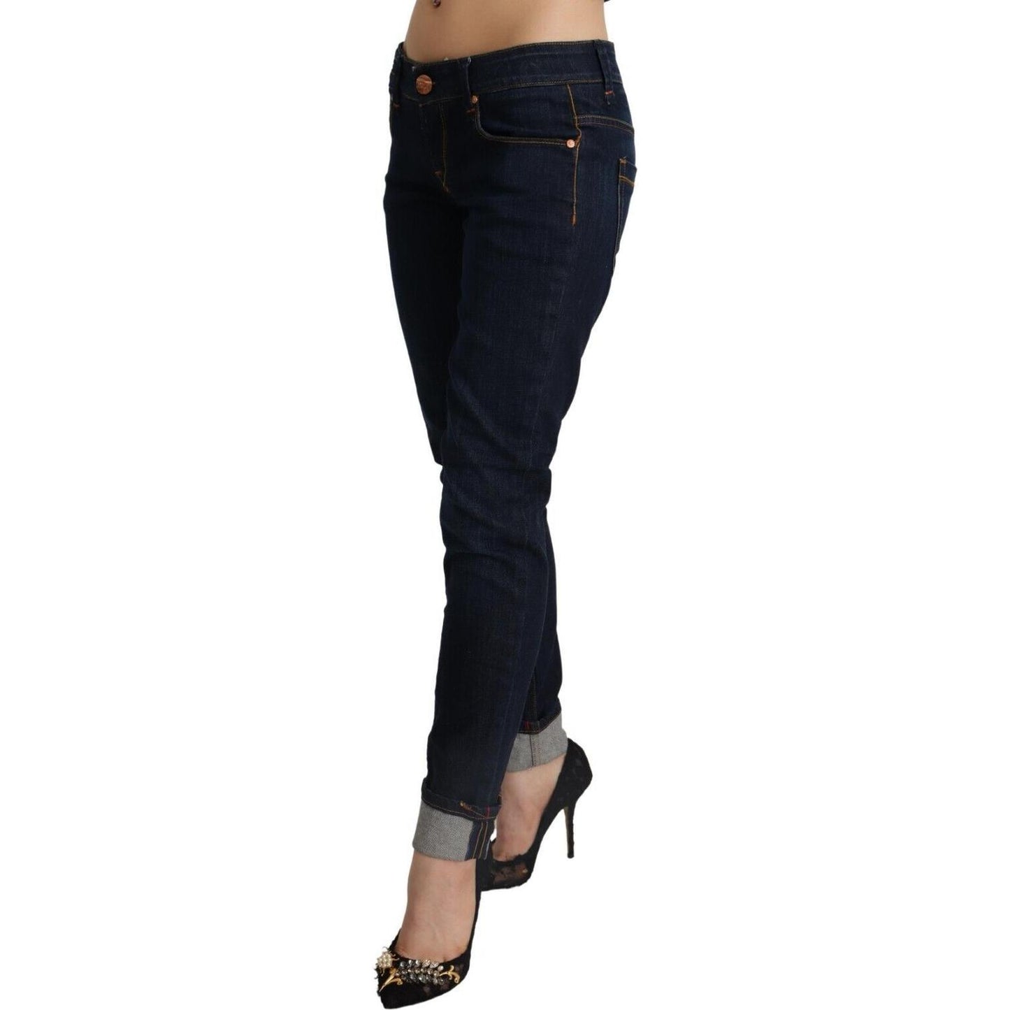 Slim Fit Dark Blue Denim Elegance