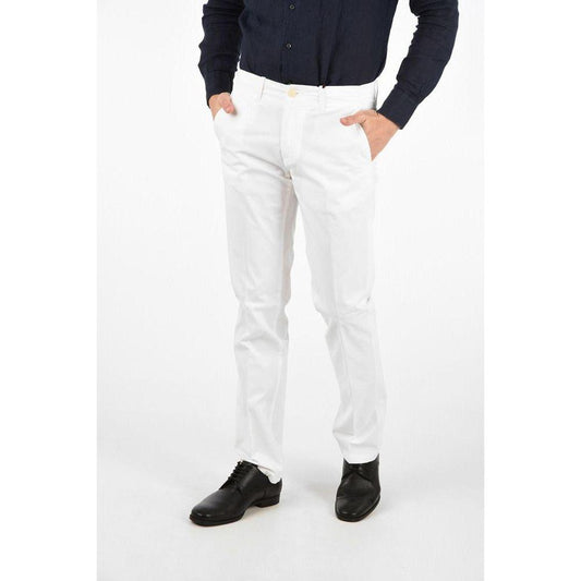Corneliani White  Jeans & Pant white-jeans-pant-1