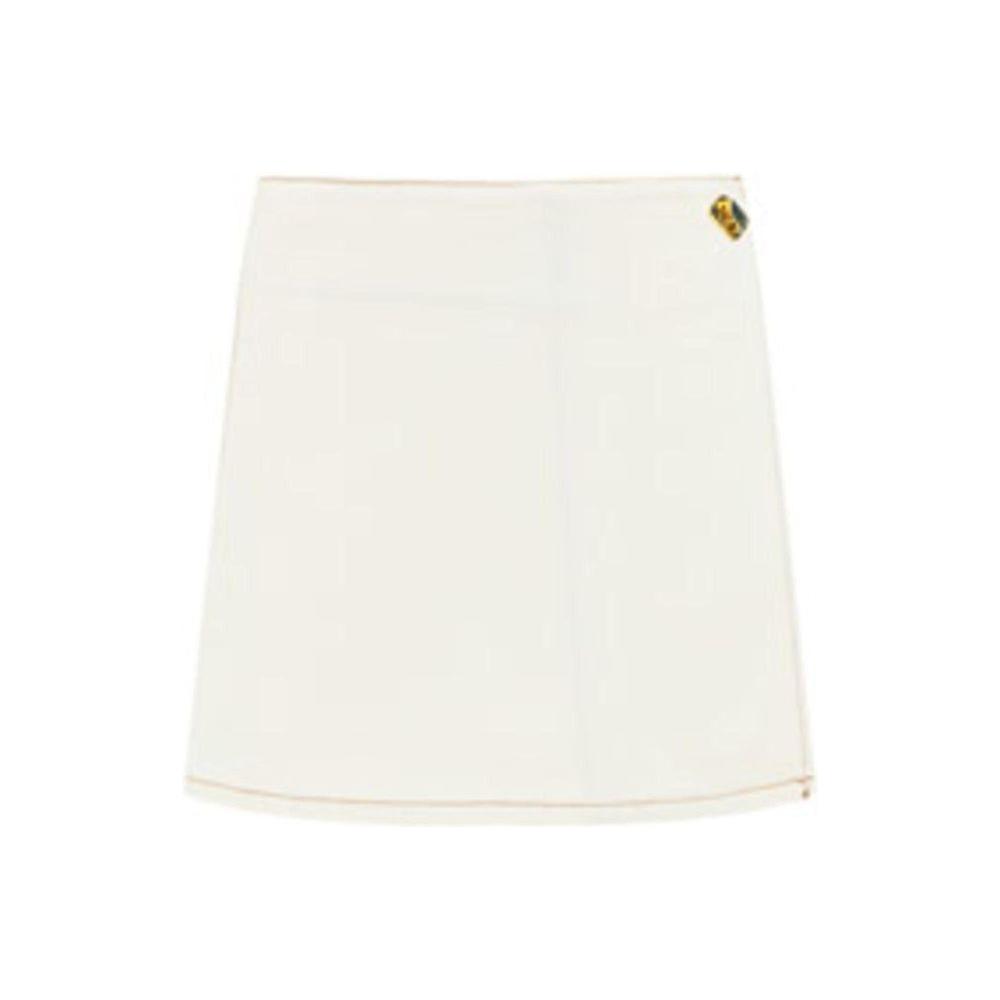 Ganni White  Skirt white-skirt