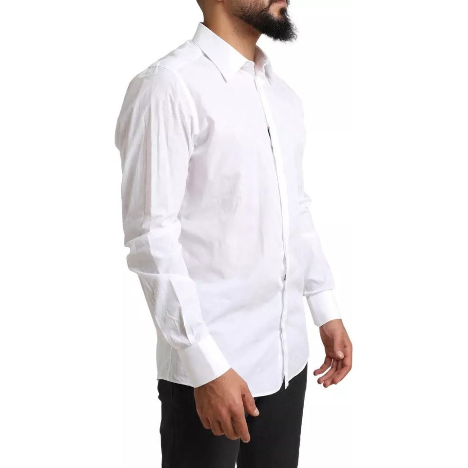 White GOLD Formal Cotton Tuxedo Dress Shirt