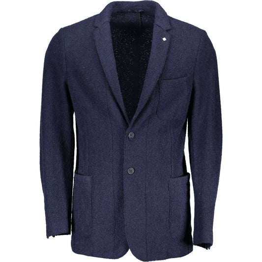 Elegant Long Sleeve Wool-Blend Jacket