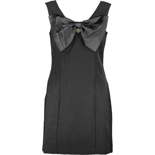 Elegant Sleeveless Contrast Detail Dress