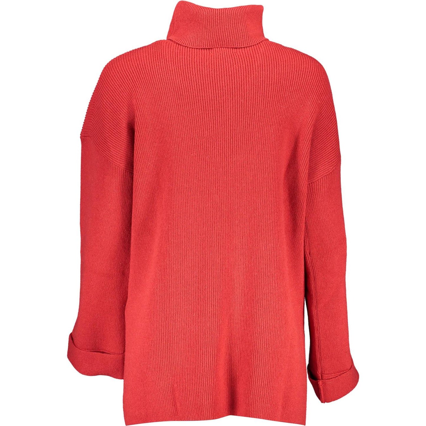 Elegant High Collar Wool Blend Sweater