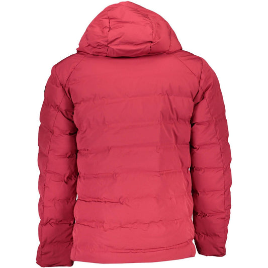 Chic Pink Hooded Jacket with Contrasting Details U.S. POLO ASSN.