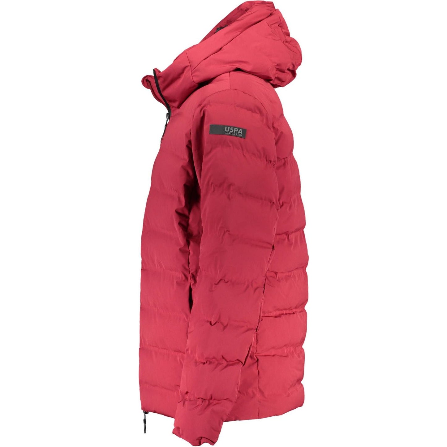 Chic Pink Hooded Jacket with Contrasting Details