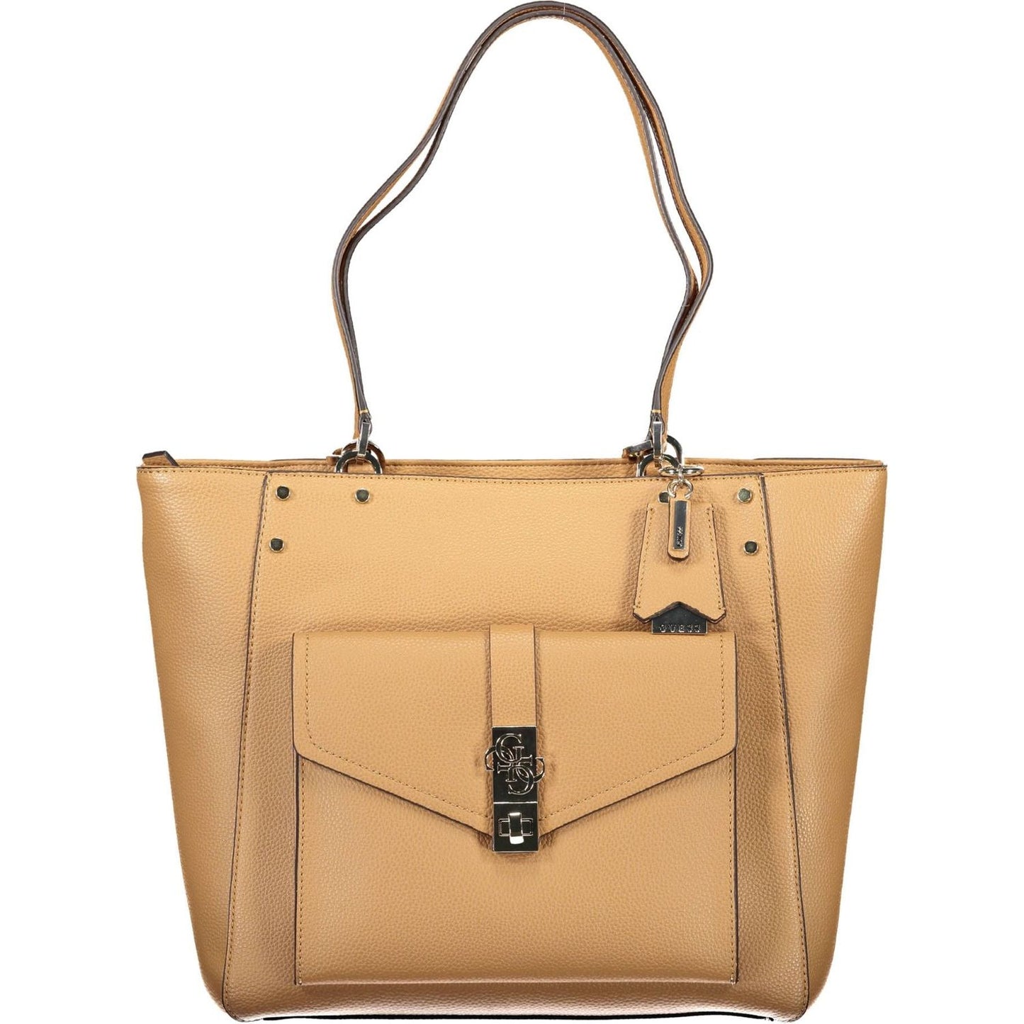 Chic Brown Dual-Compartment Handbag