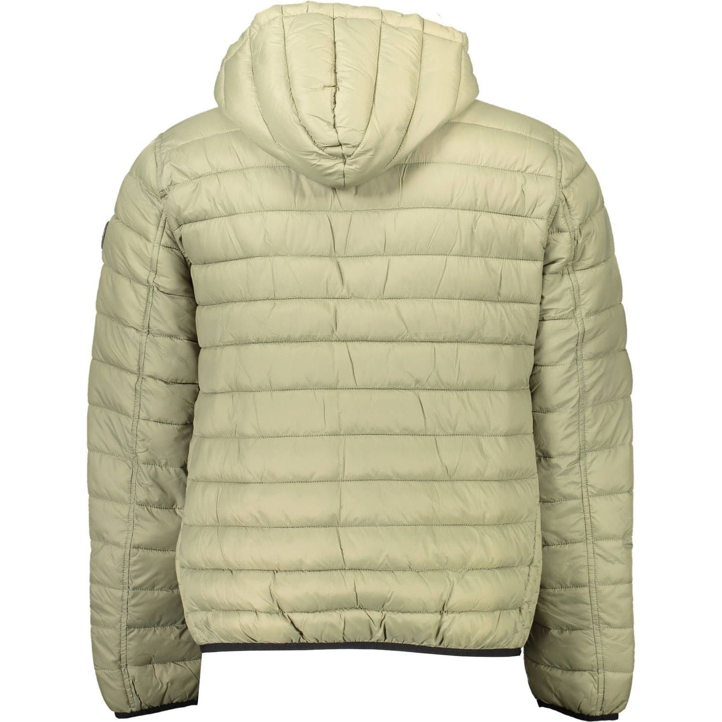 Reversible Hooded Jacket in Lush Green