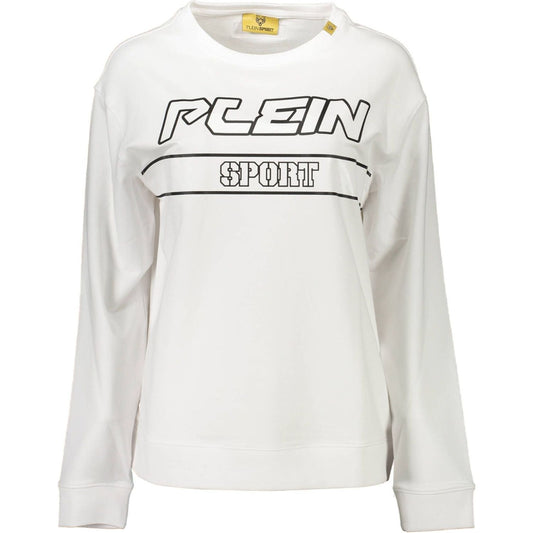 Plein Sport Chic Contrast Detail Long Sleeve Sweatshirt Plein Sport