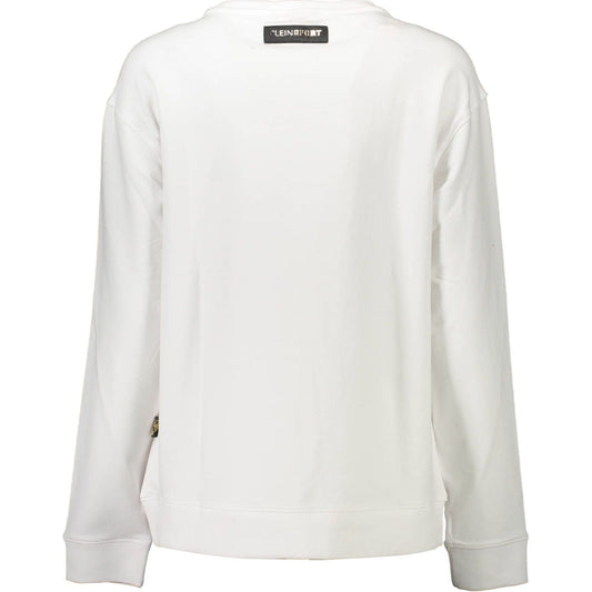 Plein Sport Chic Contrast Detail Long Sleeve Sweatshirt Plein Sport