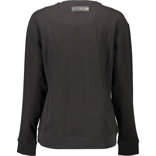 Sleek Long-Sleeve Sweatshirt with Logo Detail