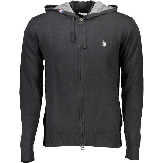 Sleek Hooded Cotton-Cashmere Zip Cardigan U.S. POLO ASSN.