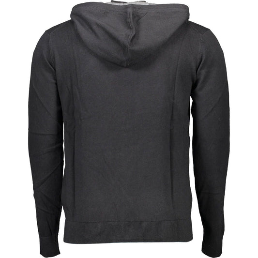 Sleek Hooded Cotton-Cashmere Zip Cardigan