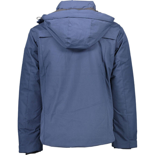 Classic Blue Waterproof Hooded Jacket