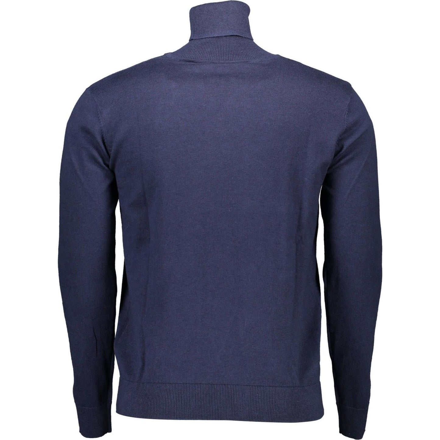 U.S. POLO ASSN. High Collar Embroidered Blue Sweater U.S. POLO ASSN.