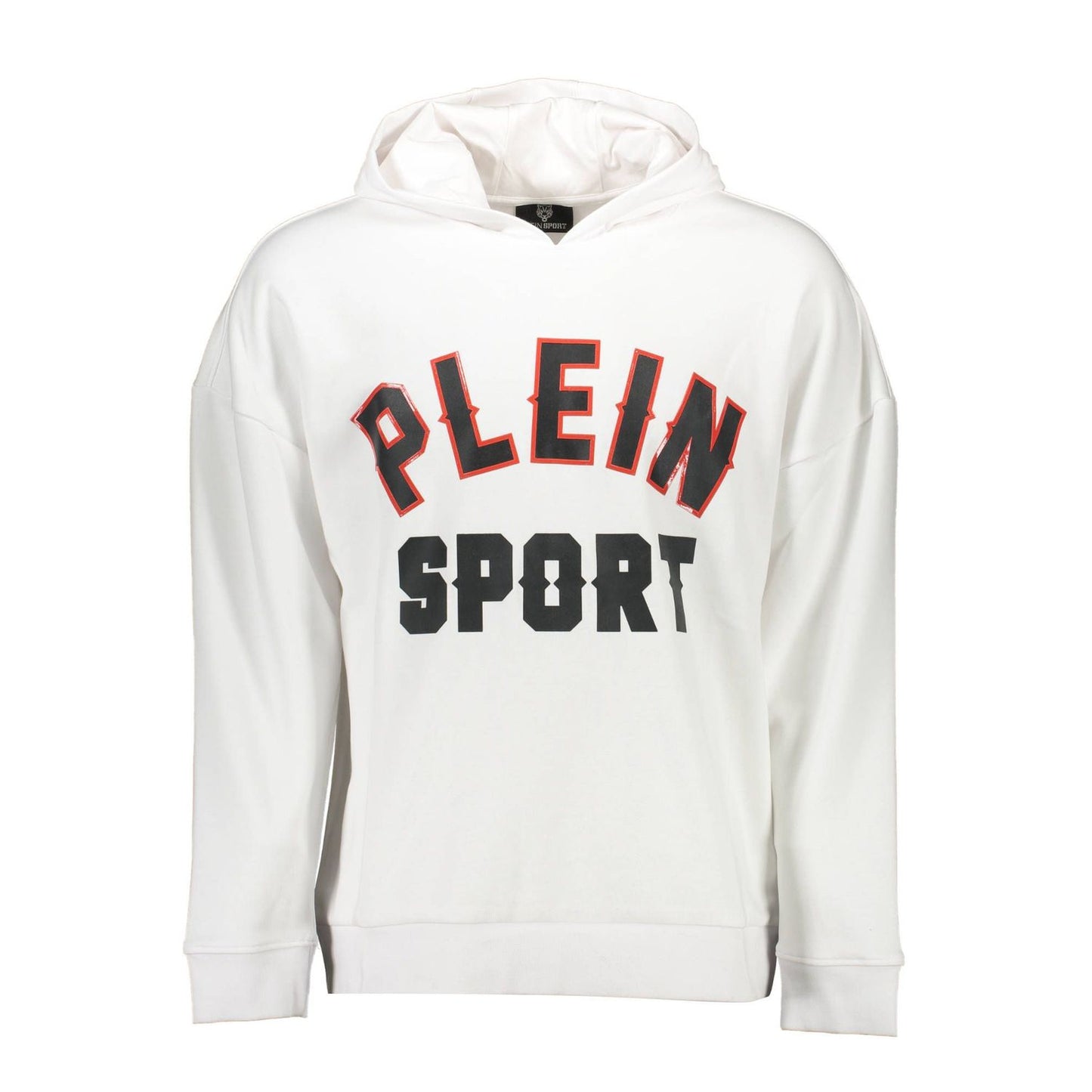 Plein Sport Bianco Cotton Men Sweatshirt