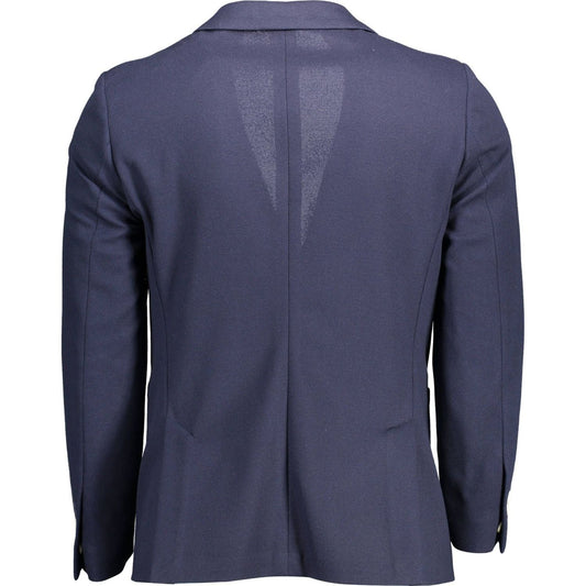 Elegant Slim Fit Blue Jacket Gant