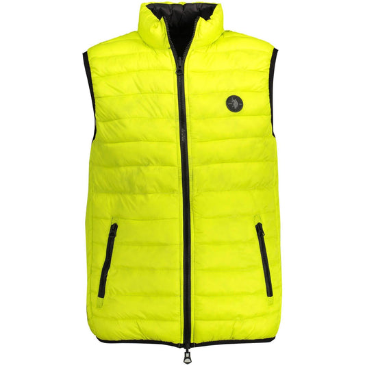 Sleek Reversible Sleeveless Nylon Jacket