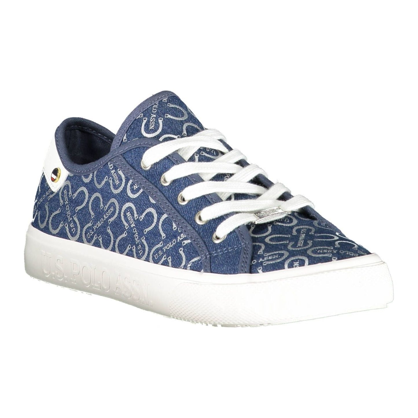 Chic Blue Lace-Up Sports Sneakers