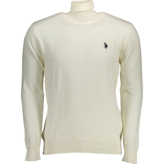 High Collar Cotton-Cashmere Sweater