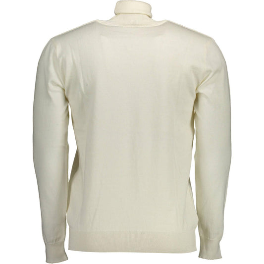 High Collar Cotton-Cashmere Sweater