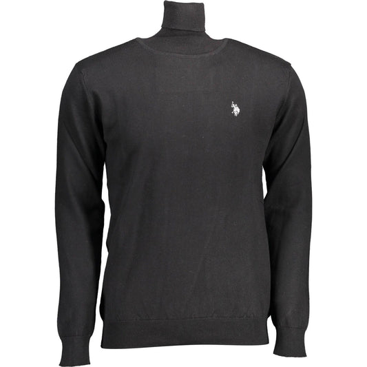 Elegant Turtleneck Sweater with Logo Embroidery U.S. POLO ASSN.