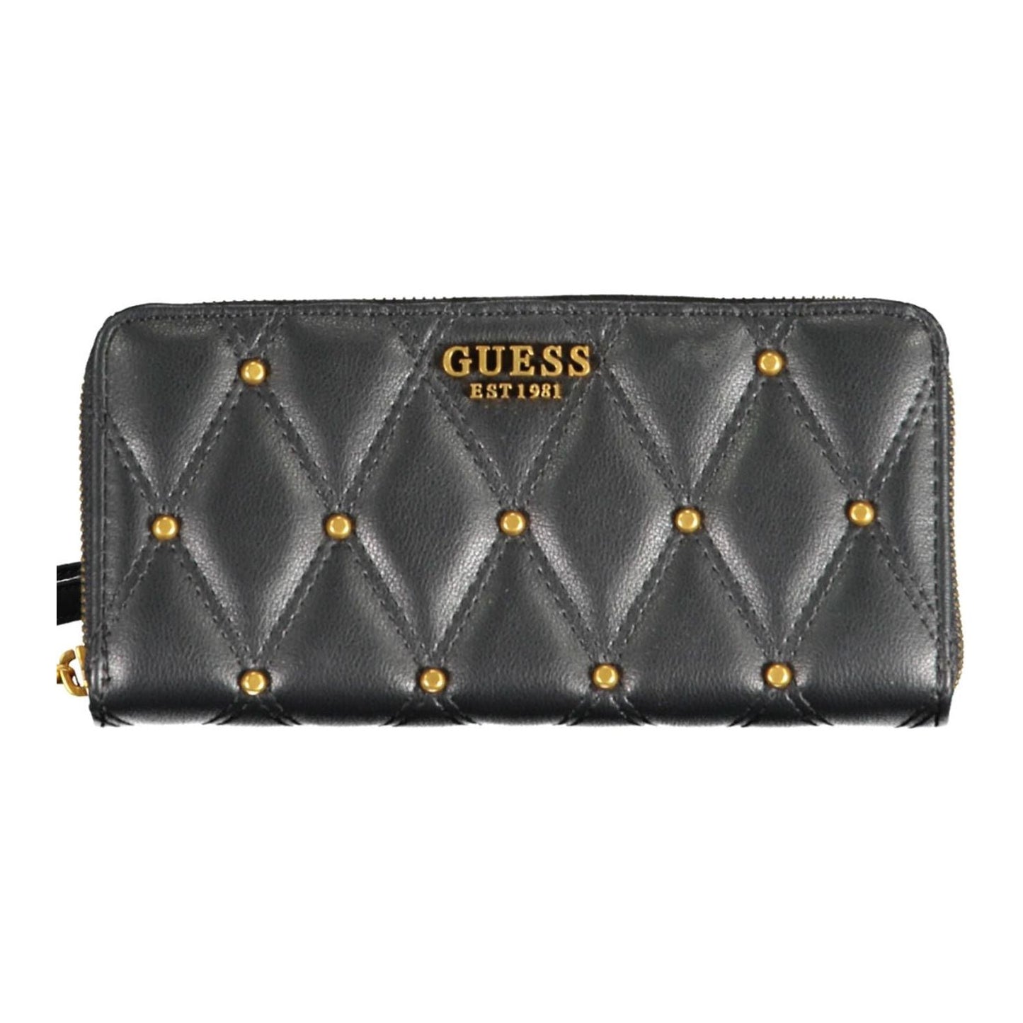 Chic Contrasting Details Zip Wallet