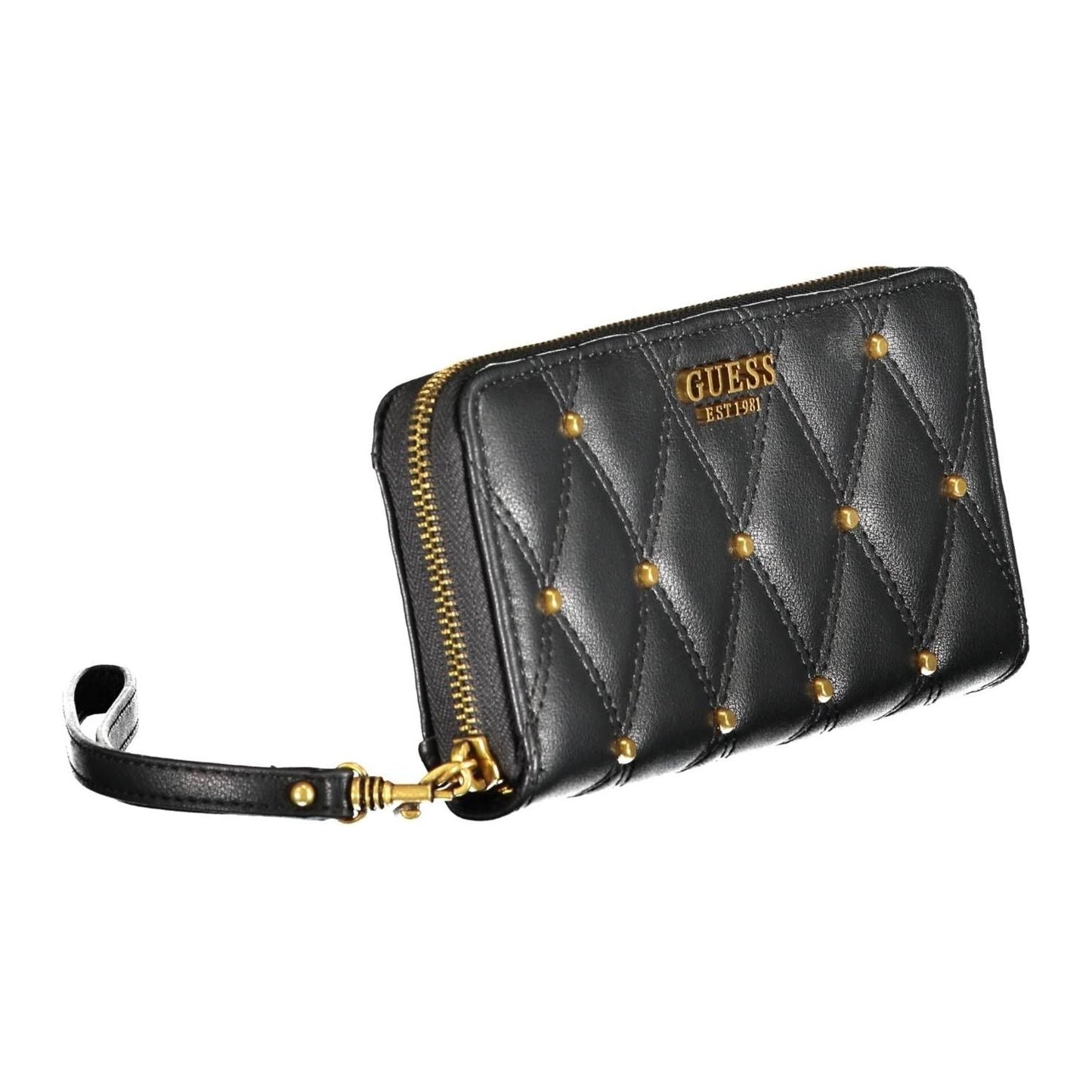 Chic Contrasting Details Zip Wallet