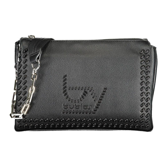 Elegant Chain-Handle Black Shoulder Bag