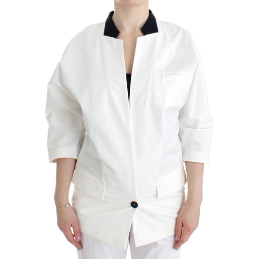 Andrea PompilioChic White Cotton Blend BlazerMcRichard Designer Brands£229.00