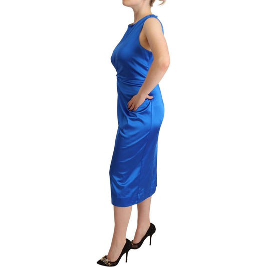 Elegant Sleeveless Sheath Midi Dress P.A.R.O.S.H.