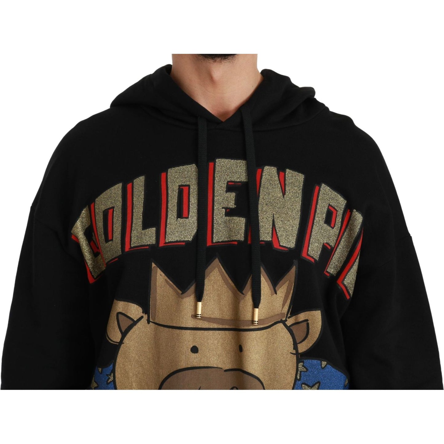 Dolce & GabbanaElegant Hooded Pullover With Regal MotifMcRichard Designer Brands£379.00