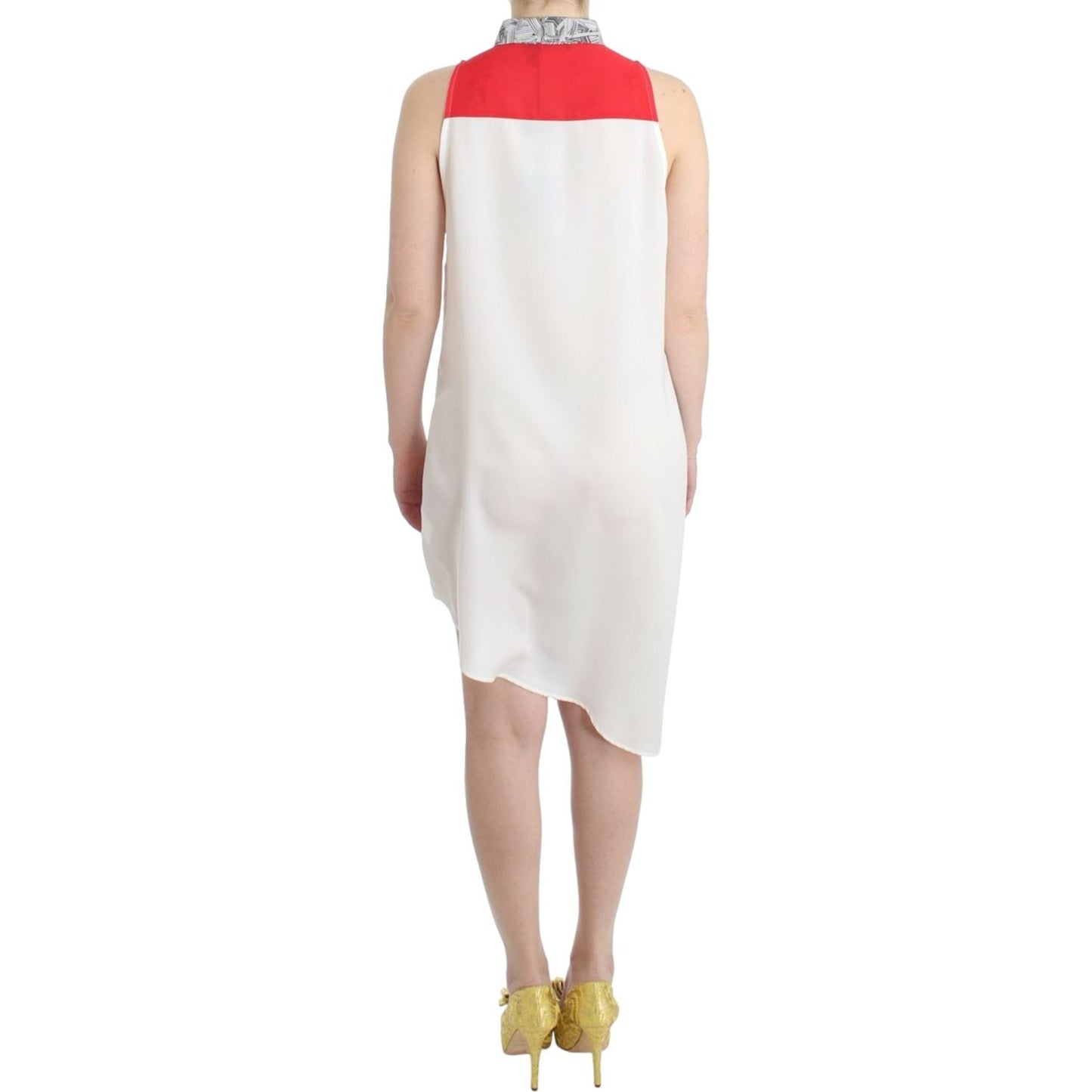 Costume National | Asymmetric Hem Button-Up Shirt Dress| McRichard Designer Brands   