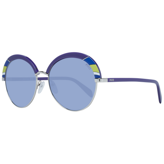 Emilio Pucci Purple Metal & Plastic Sunglasses