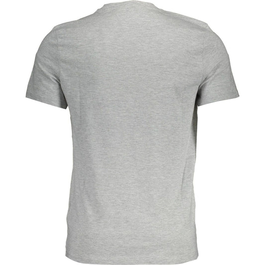 Sleek Slim Fit V-Neck Tee in Gray