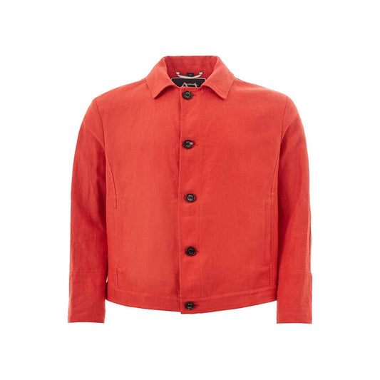 Sealup | Elegant Orange Cropped Jacket - Fresh and Stylish| McRichard Designer Brands   