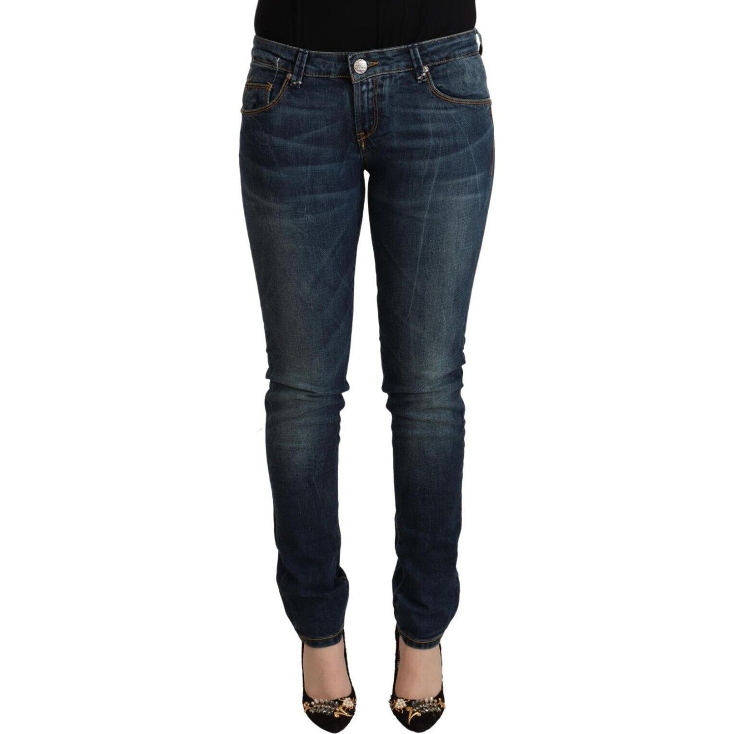 Chic Slim-Fit Low Waist Skinny Jeans