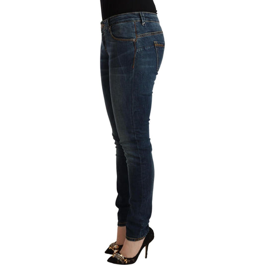 Chic Slim-Fit Low Waist Skinny Jeans Acht