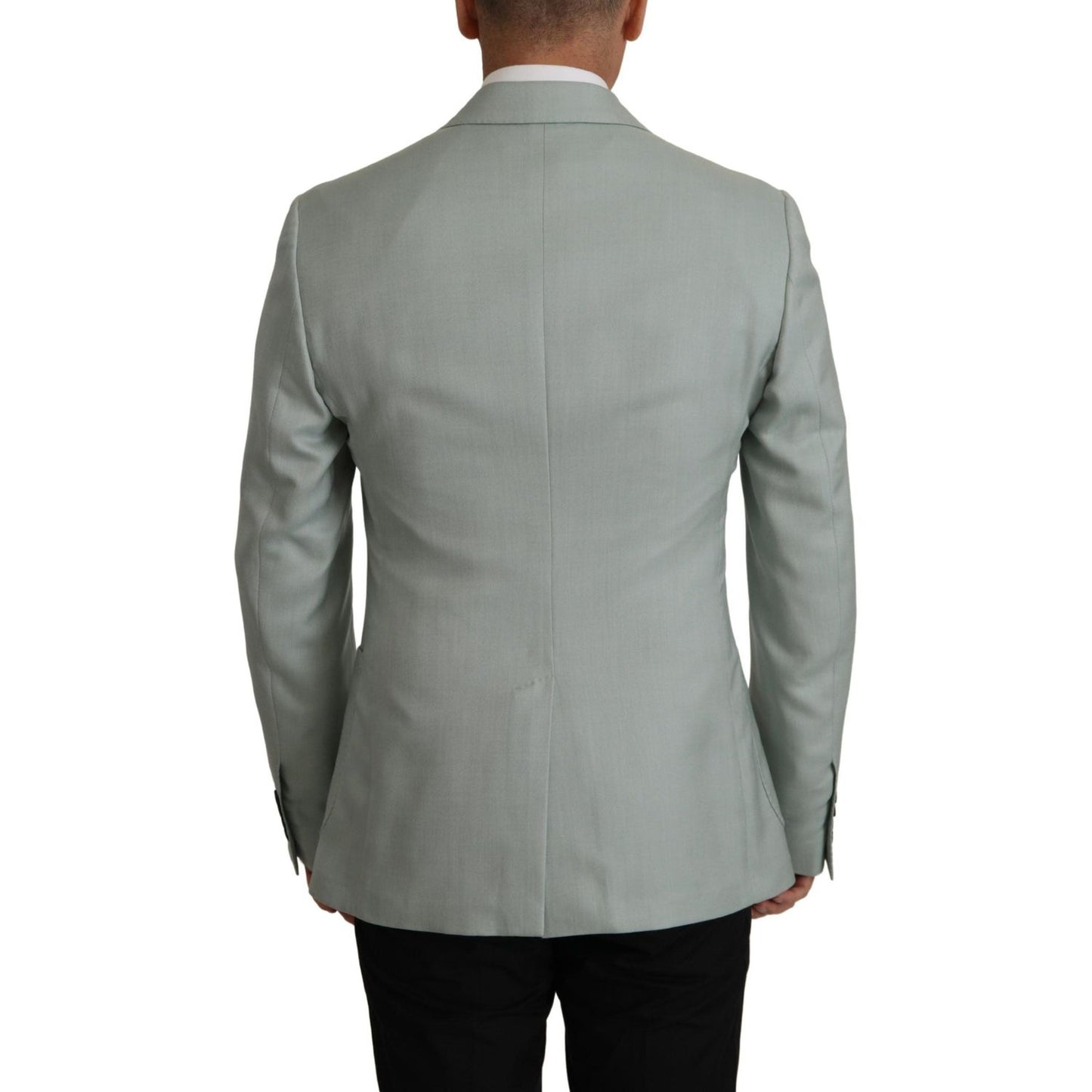 Elegant Slim Fit Cashmere Silk Blazer Jacket