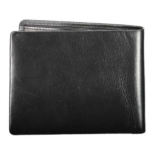 Elegant Black Leather Men's Wallet