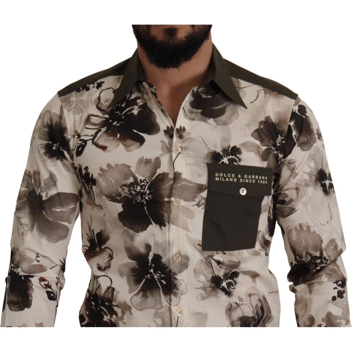 Floral Print Casual Cotton Shirt