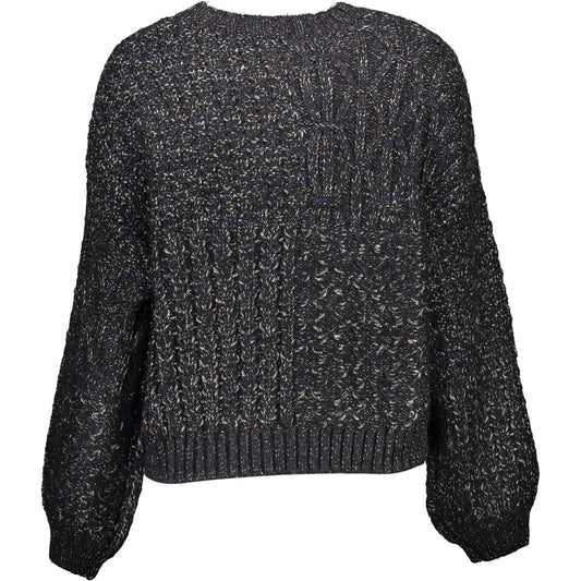 Chic Contrasting Details Round Neck Sweater Desigual