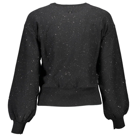 Elegant Long-Sleeved Sweater with Contrasting Accents Desigual