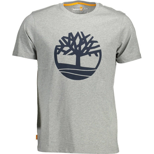 Timberland Exclusive Gray Organic Cotton Tee Timberland