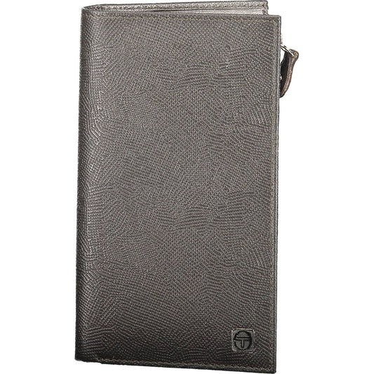 Sergio Tacchini Elegant Leather Bifold Wallet with Coin Pocket Sergio Tacchini